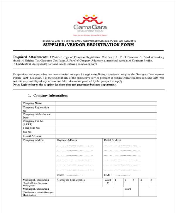 supplier vendor registration form1
