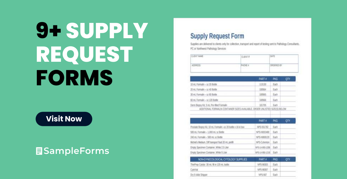 supply request forms