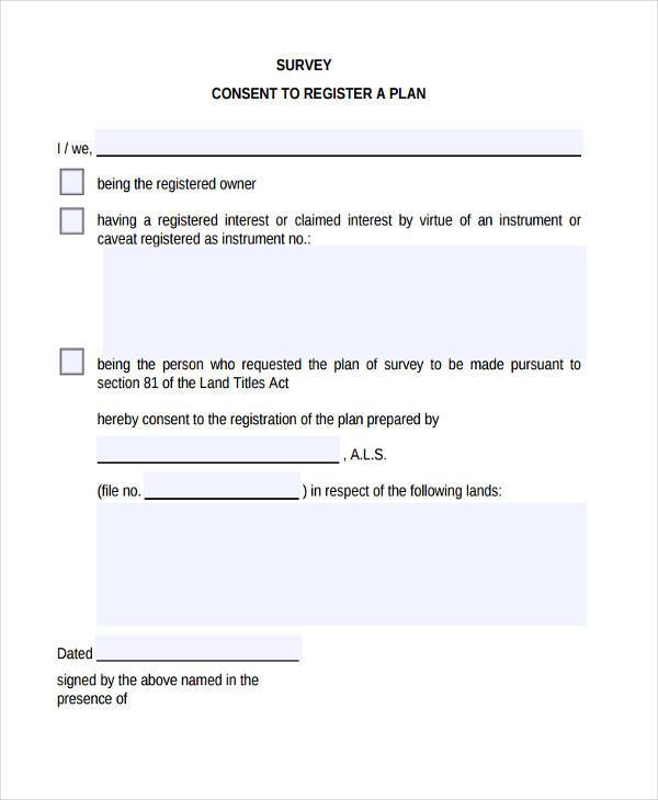 survey consent form example