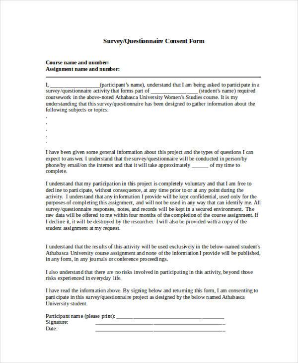 survey questionnaire consent form1