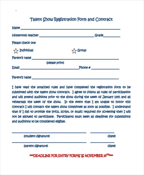 printable-talent-show-registration-form-template-printable-forms-free
