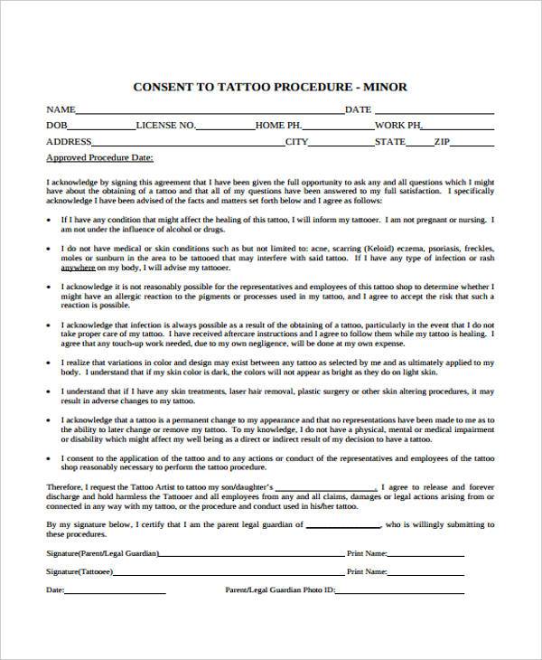 tattoo removal consent form2