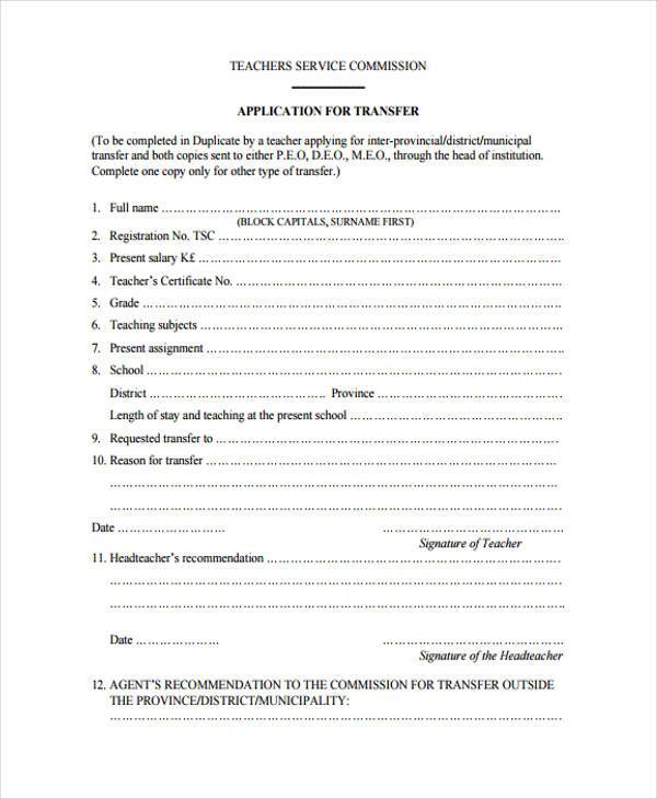 teacher service commission registration form