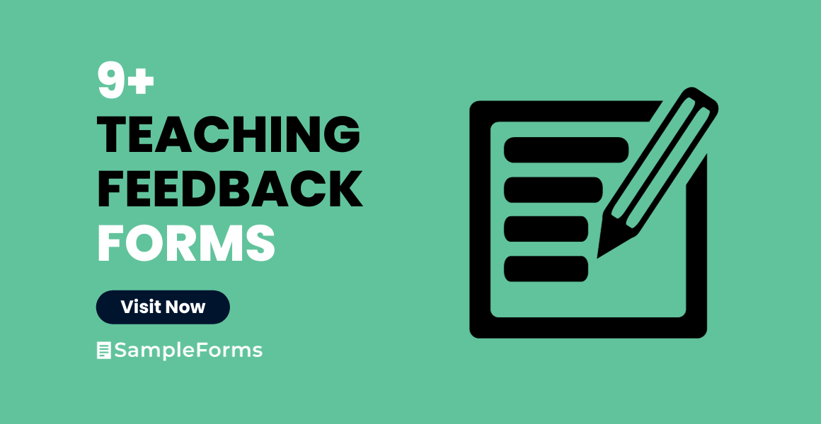 teaching feedback form