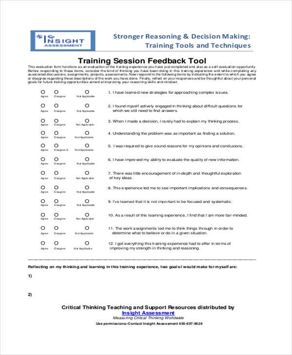 training session feedback form1