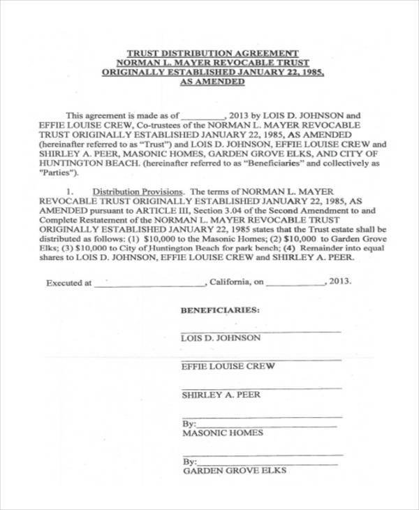 FREE 10+ Distribution Agreement Forms in PDF | MS Word