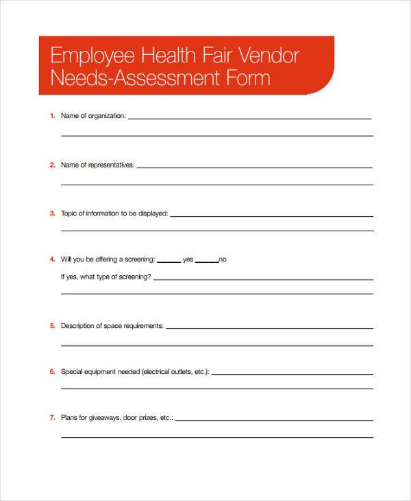 FREE 8+ Vendor Assessment Forms in PDF | Excel