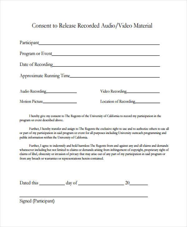 video consent release form1