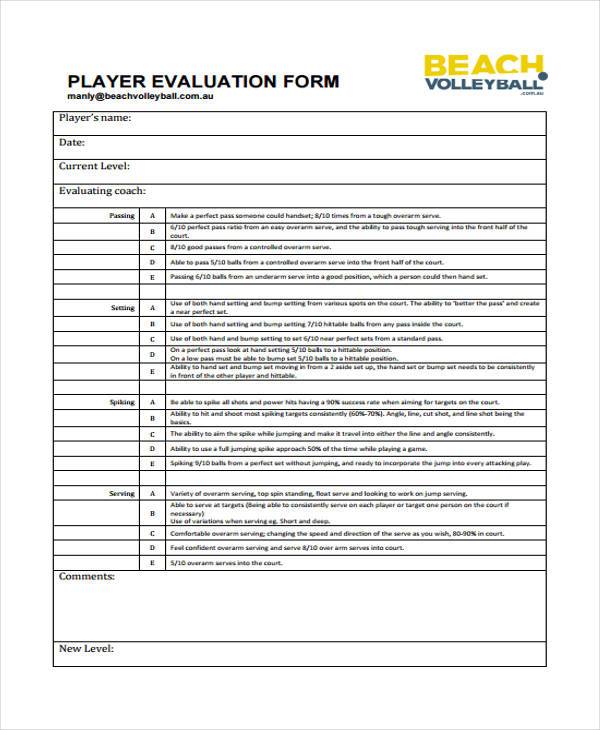 free-8-volleyball-evaluation-forms-in-pdf-ms-word