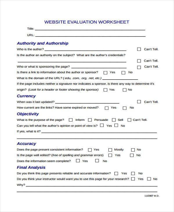 evaluation of online dating websites