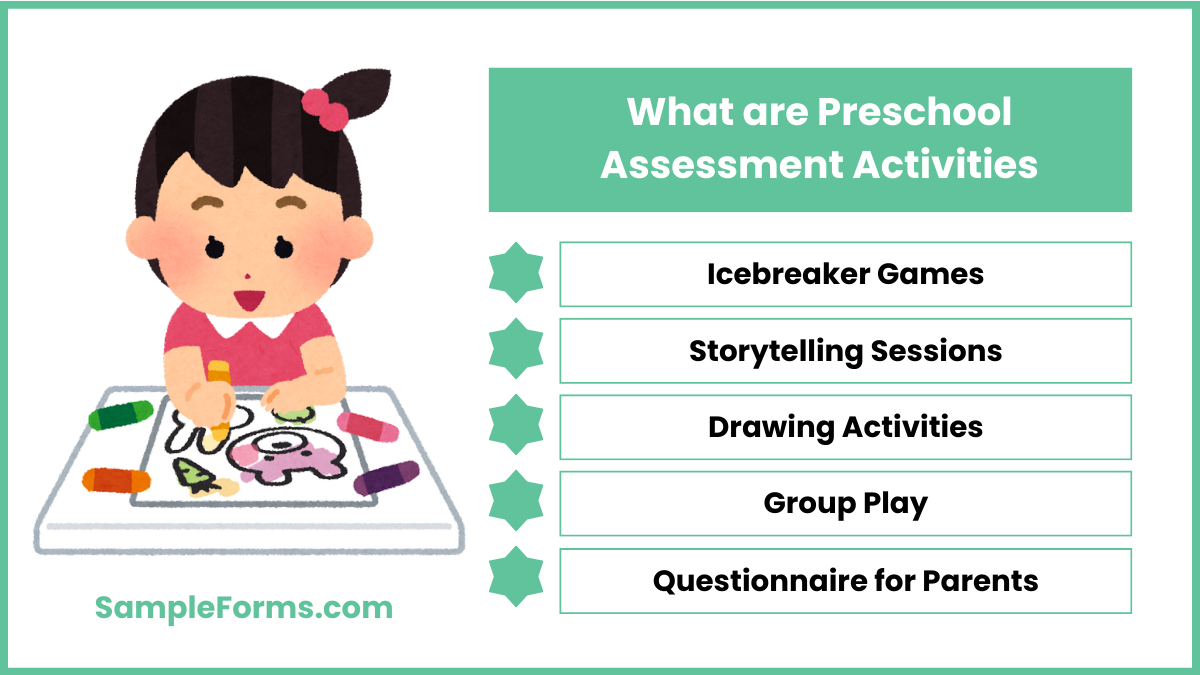 what are preschool assessment activities