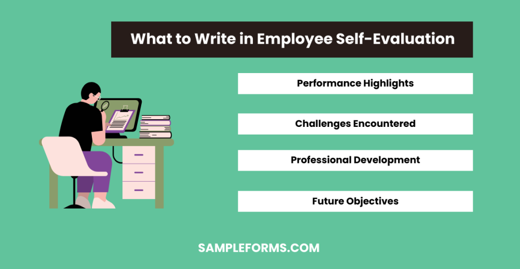 what to write in employee self evaluation 1024x530