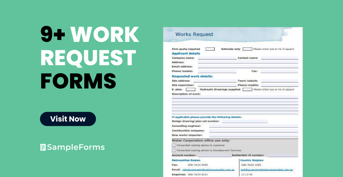 work request forms