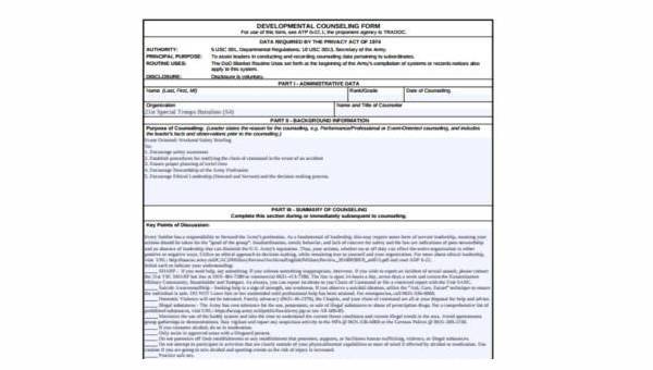 Lost Id Card Counseling Example