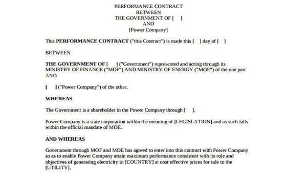 assignment on specific performance of contract