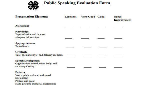 fimg speach evaluation