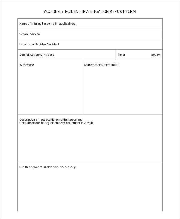 free-37-incident-report-forms-in-pdf-ms-word-excel