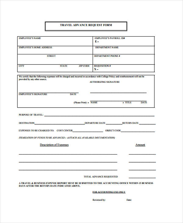 Free 31+ Travel Forms In Pdf 