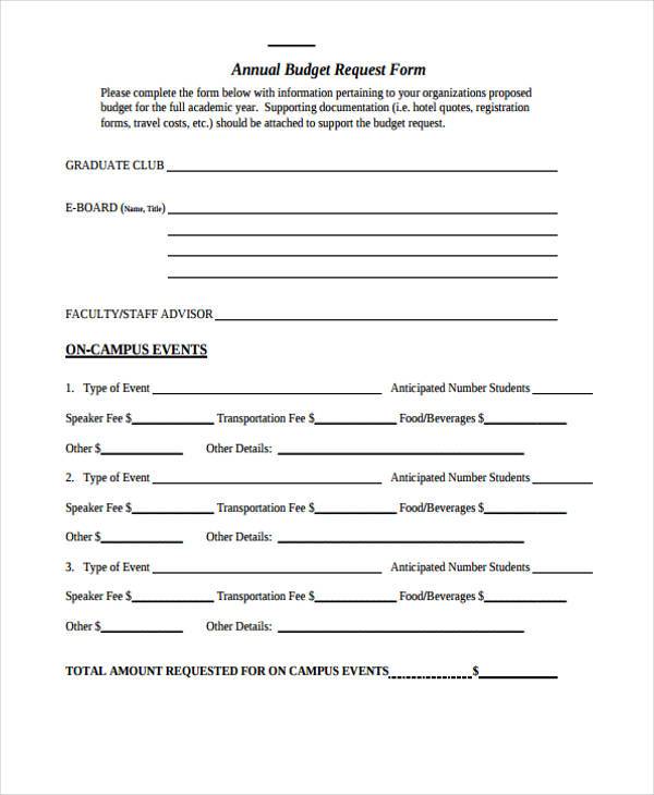 annual budget request form1