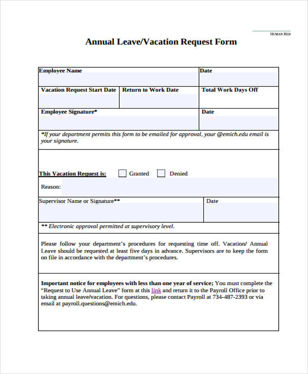 FREE 10+ Leave Authorization Forms in PDF | MS Word