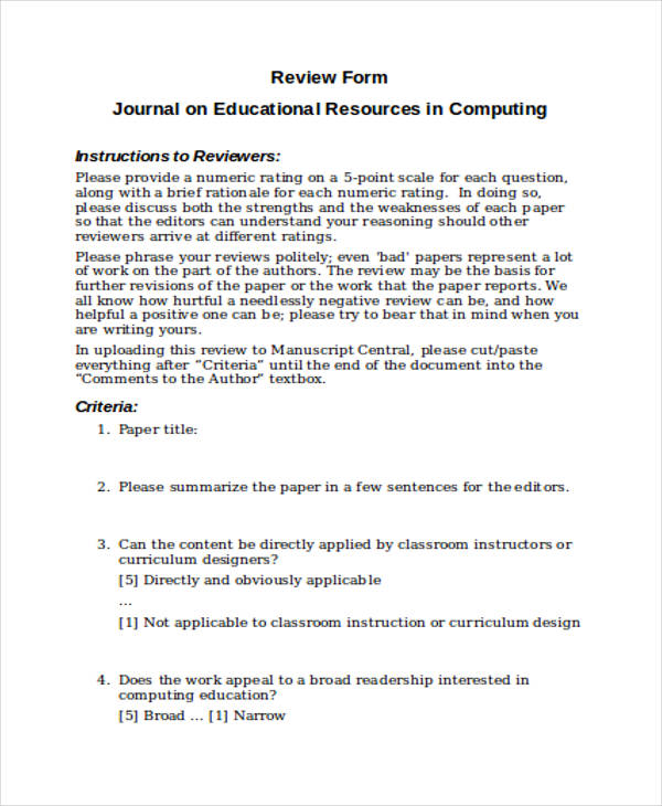 appraisal self review form1