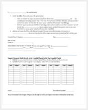 attorney general affidavit form