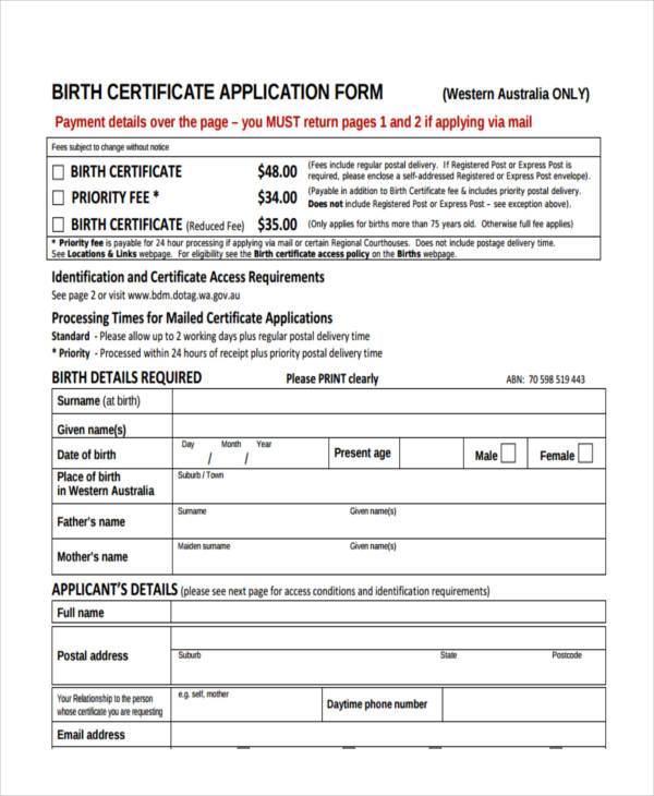 birth certificate application form1