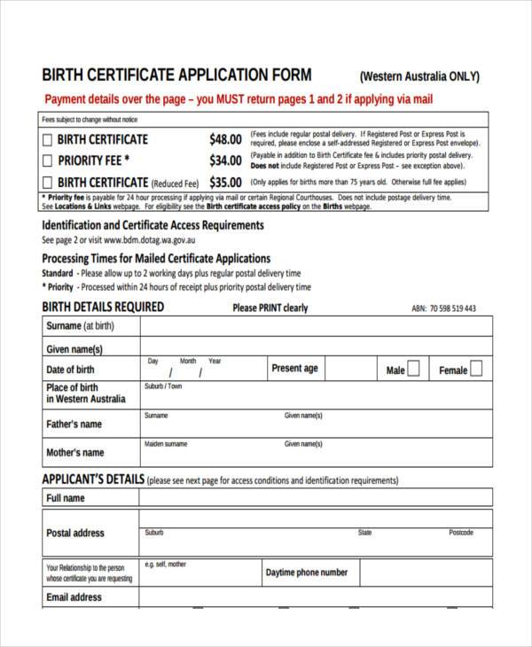 Birth Certificate Request From Louisiana 