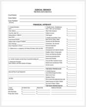 blank financial affidavit form1