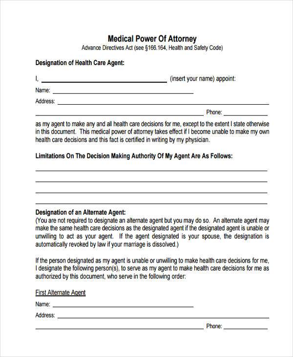 FREE 35+ Power of Attorney Forms in PDF