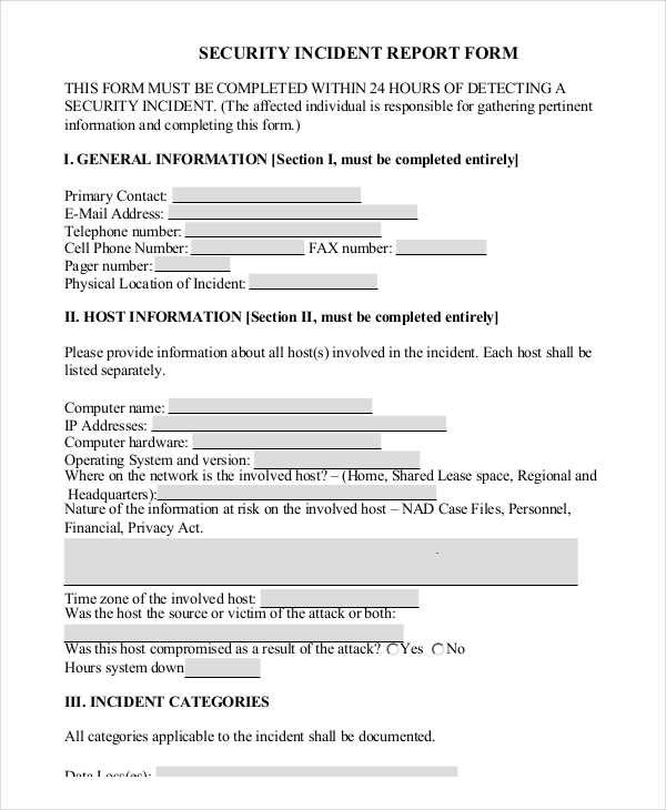 blank security incident report form1