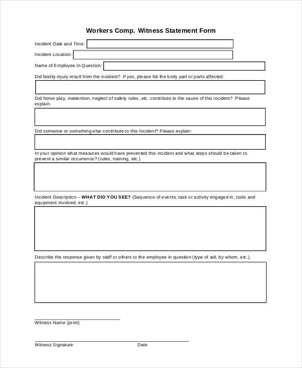 blank witness statement form6