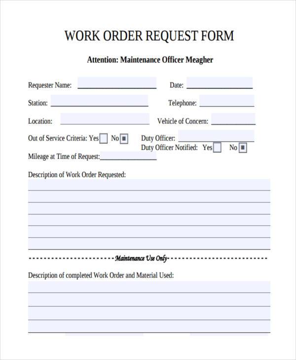 blank work order request form1