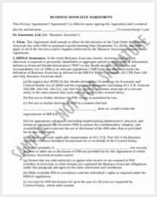 business associate agreement form11