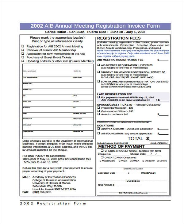 business invoice sample form