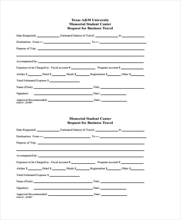 business travel request form1