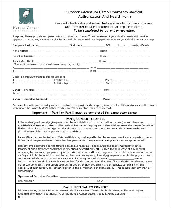 13+ Medical Authorization Form Samples - Free Samples 