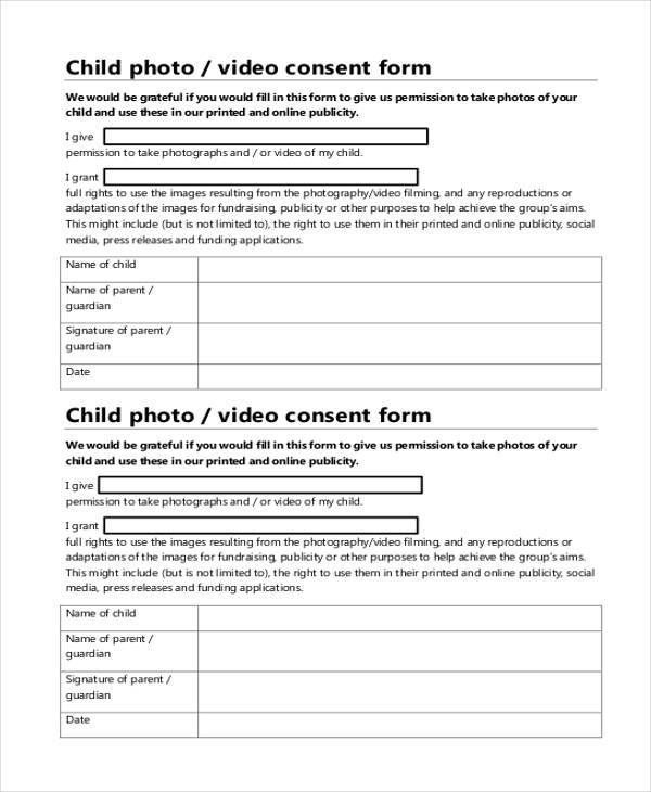 child photo consent form1