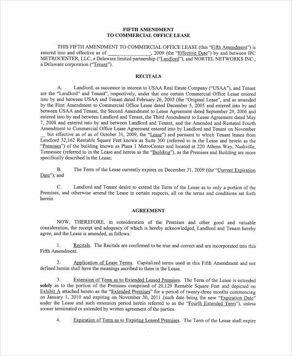 commercial office lease agreement1