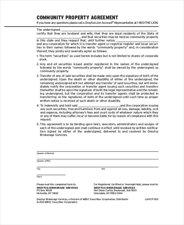 FREE 9+ Property Agreement Forms in PDF MS Word