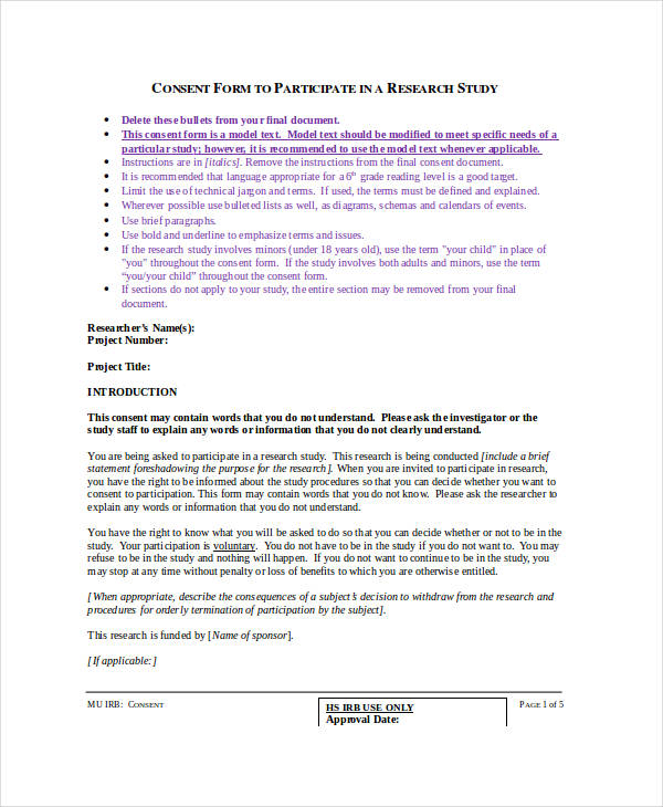 consent form for participate research1