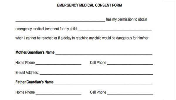 FREE 42  Consent Form Samples in PDF MS Word Excel