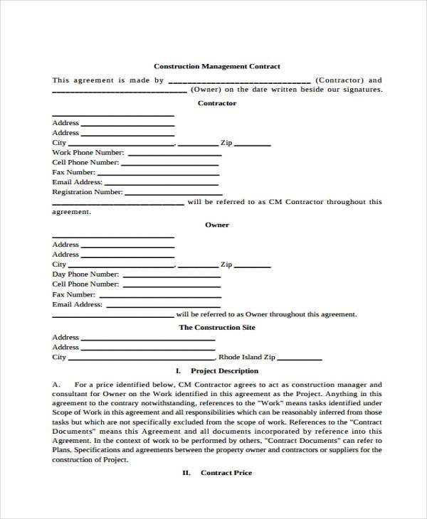 construction management contract agreement1