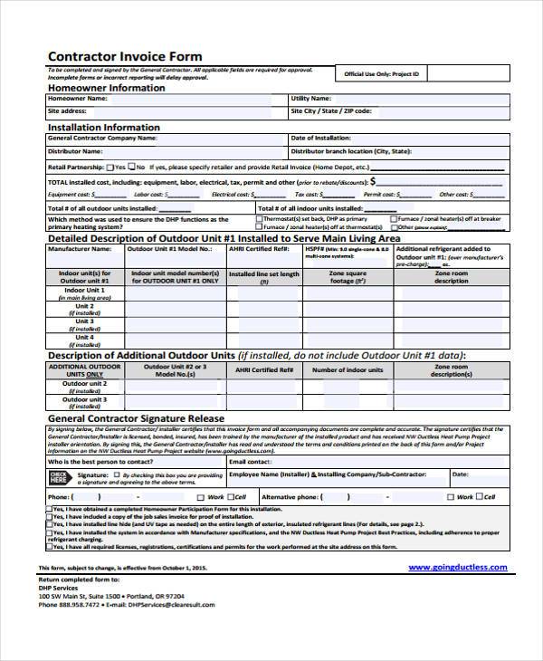 FREE 35+ Invoice Forms in PDF | Excel | MS Word