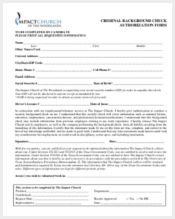 criminal background check authorization form