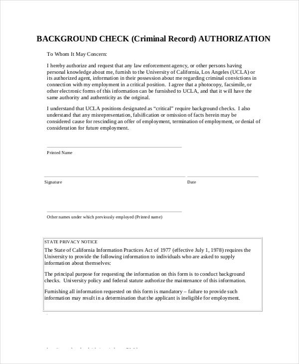 Background Check Policy Template from images.sampleforms.com
