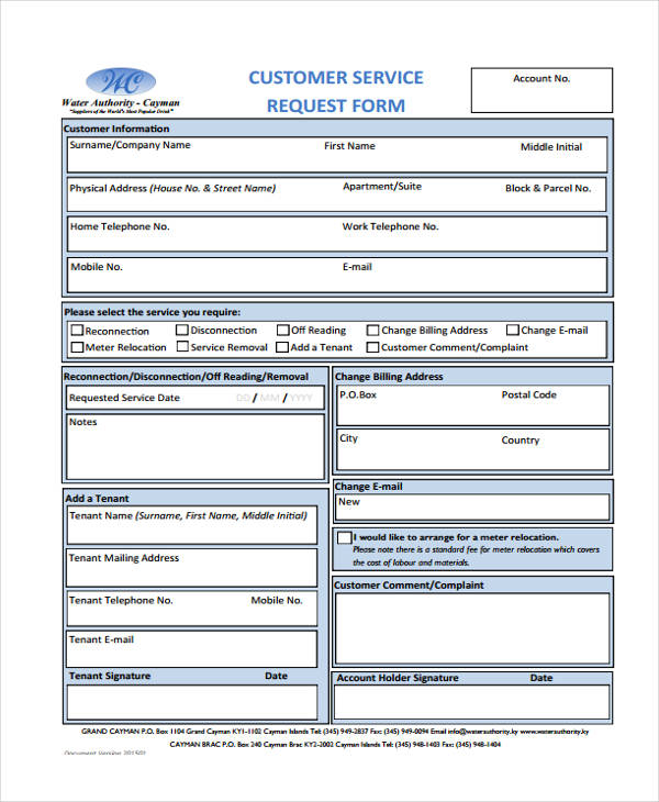 customer service request form2