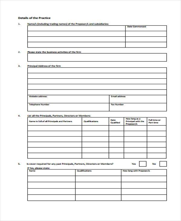 design and construction proposal form