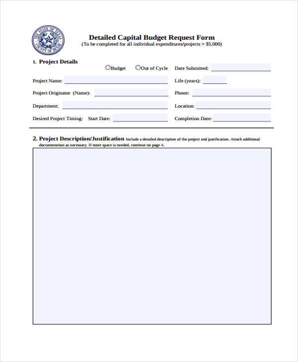 FREE 49+ Budget Forms in PDF MS Word Excel