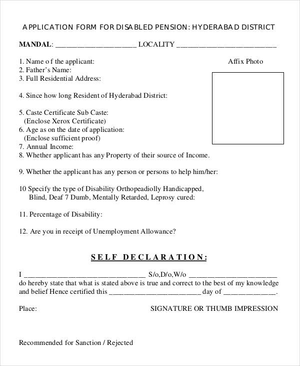 free-10-sample-disability-application-forms-in-pdf-ms-word